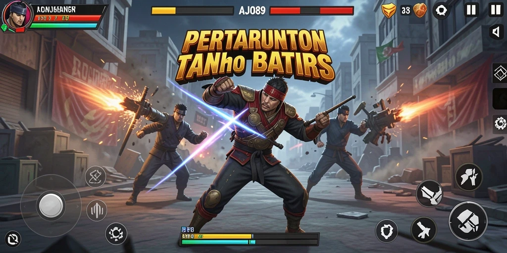 Tampilan memukau dari aksi pertarungan intens AJO89.