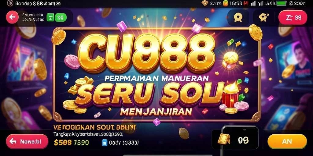 Screenshot CU888 menampilkan gameplay Slot yang menarik.