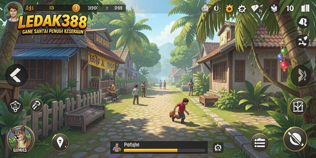 Screenshot gameplay LEDAK388 yang menampilkan tantangan seru dan grafis menarik.