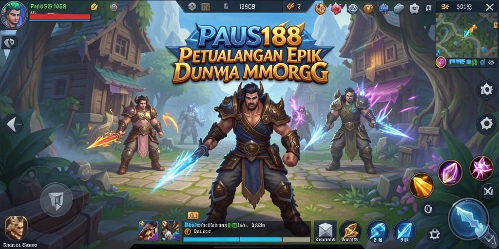 Gameplay seru dan interaktif dalam PAUS188, dunia MMORPG yang menakjubkan.