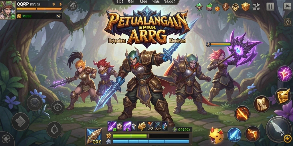 Screenshot menunjukkan gameplay ARPG yang seru dan mengasyikkan.