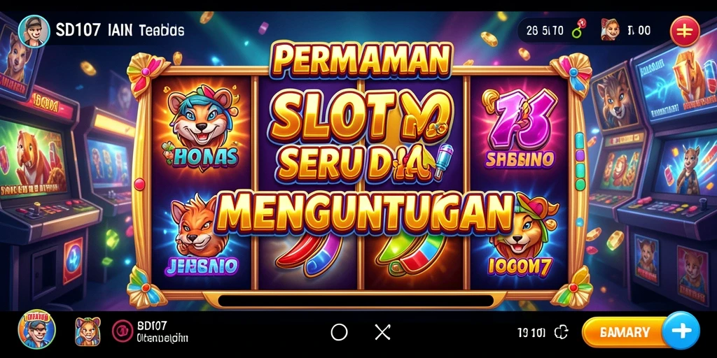 Tampilan gameplay Slot SD107 yang mengasyikkan dan berwarna-warni.