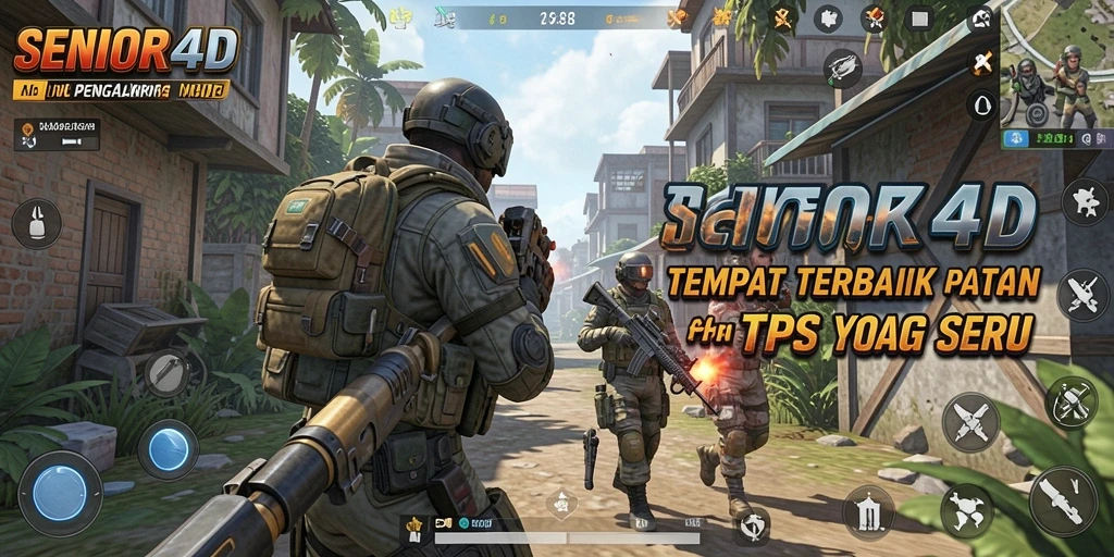 Tampilan gameplay seru dan dinamis di SENIOR4D.