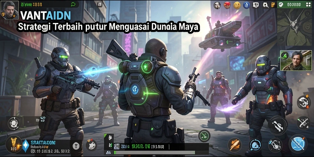 Tampilan gameplay VANTAIDN yang mendebarkan dan penuh strategi.