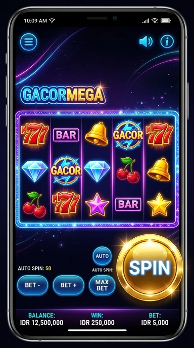 Pengguna menikmati kemudahan akses di situs gacormega.